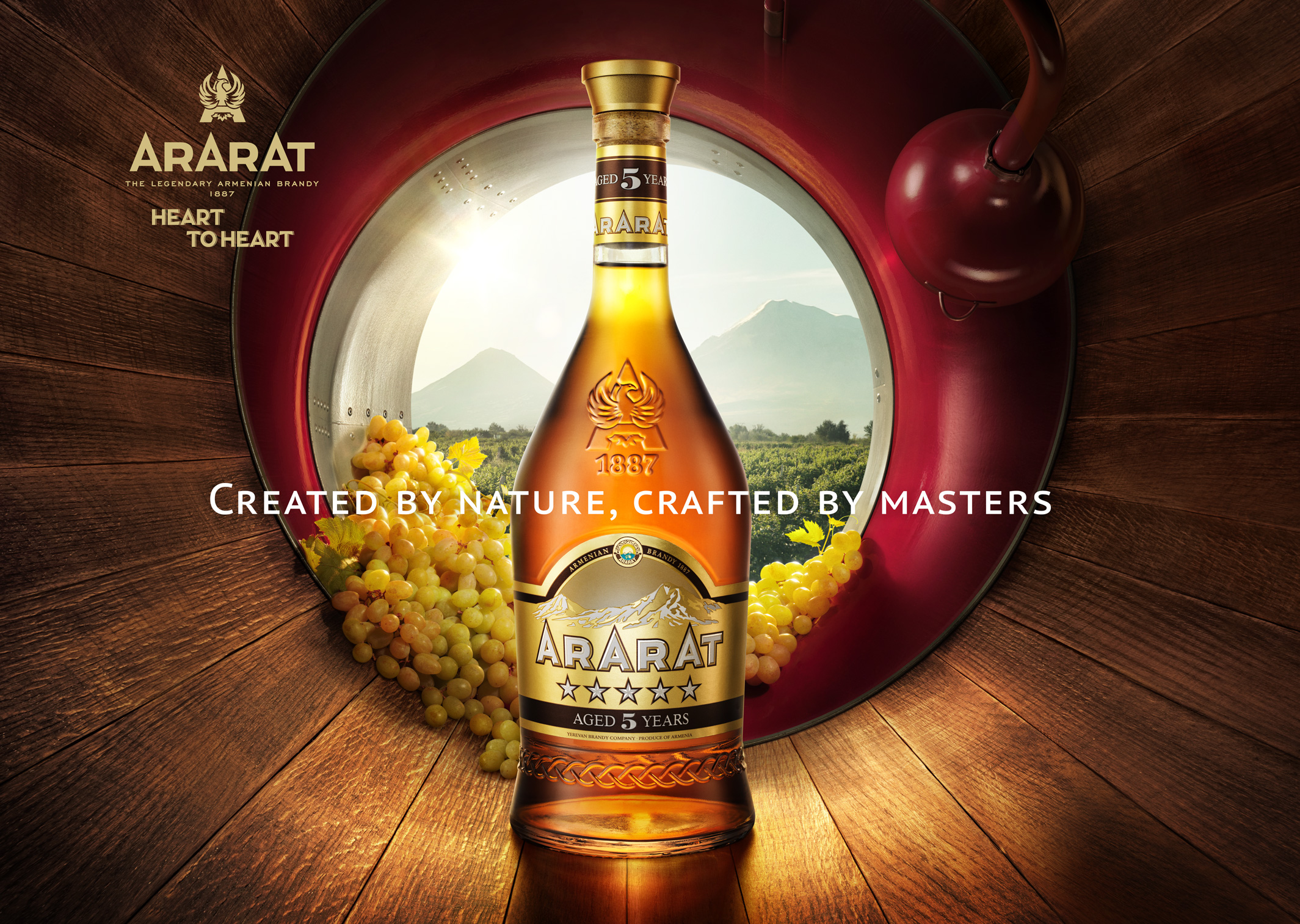 ARARAT new advertising campaign – triptych about mastery, nature and time 1