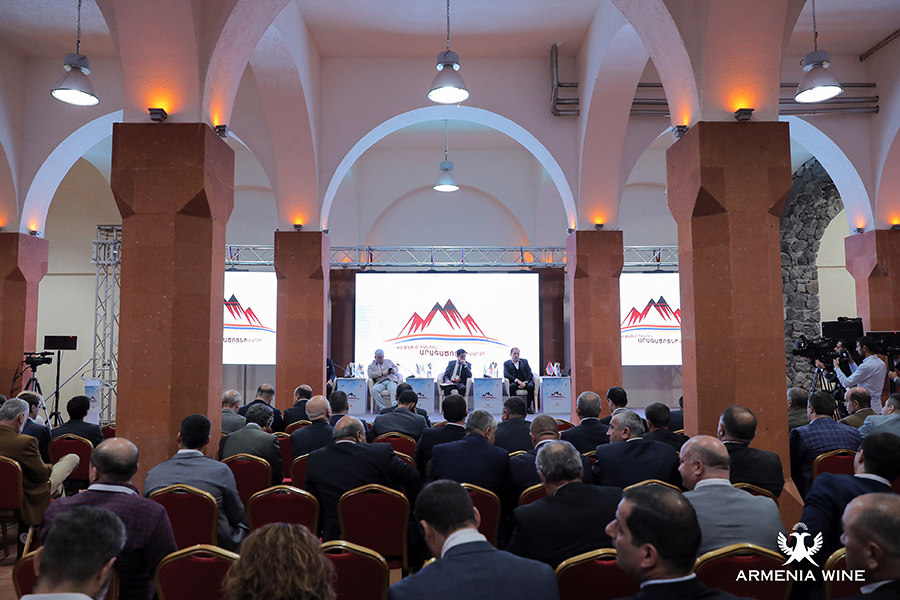 Armenia Wine Company hosted My Step for Aragatsotn Marz business forum 2