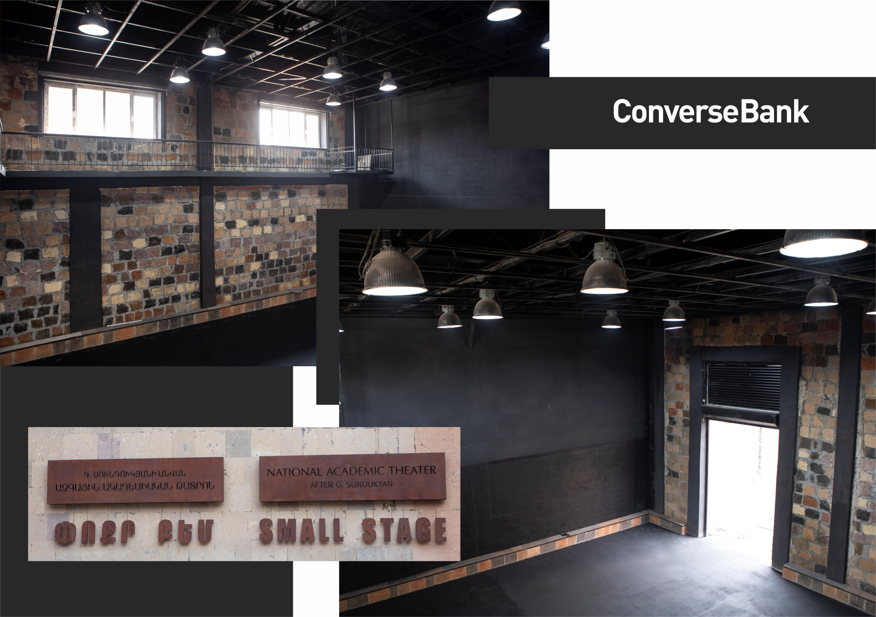 Converse Bank: A small stage - Black Box - will be opened at Sundukyan Theater 1