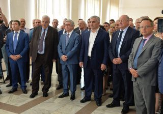 Serzh Sargsyan and Samvel Karapetyan Attend Center of Excellence Opening at Polytechnic University