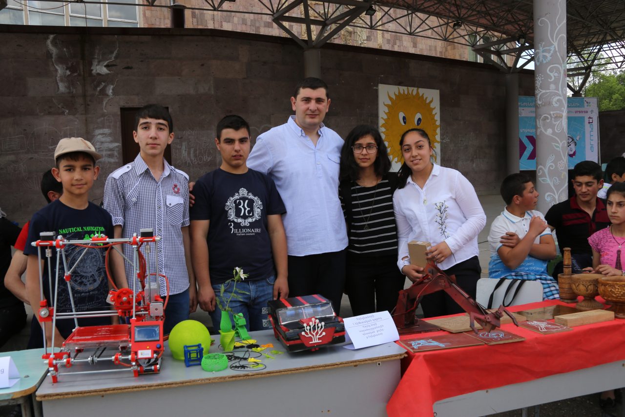 Ucom. Students of “Armath” Engineering Laboratory in Vayots Dzor Displayed Their Works