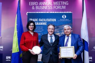ARMSWISSBANK was awarded "most active issuing bank in armenia" by EBRD