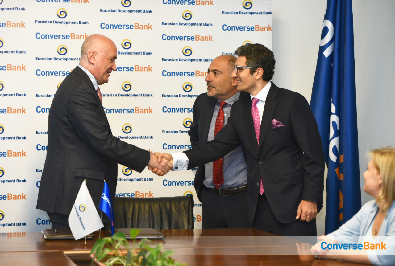 Converse Bank signed Micro and SME financing loan agreement with Eurasian Development Bank