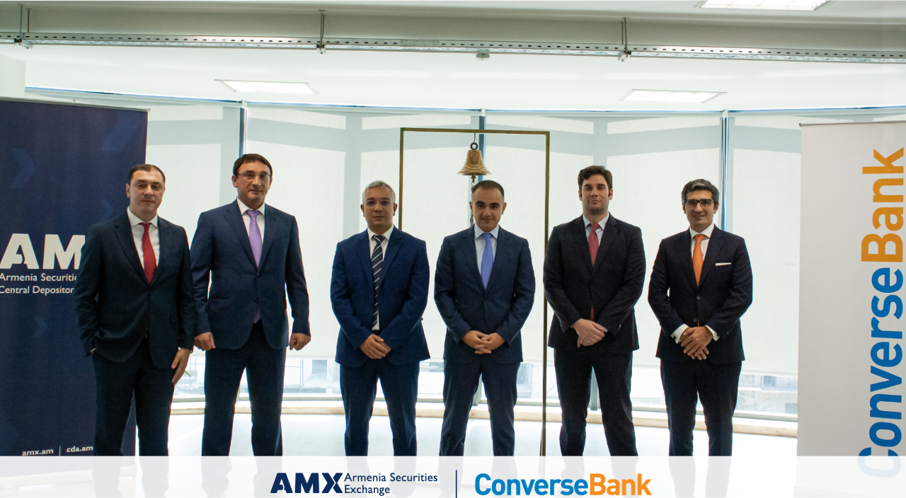 1 Billion AMD and 10 Million USD. Converse Bank Listed Bonds on Armenia Securities Exchange