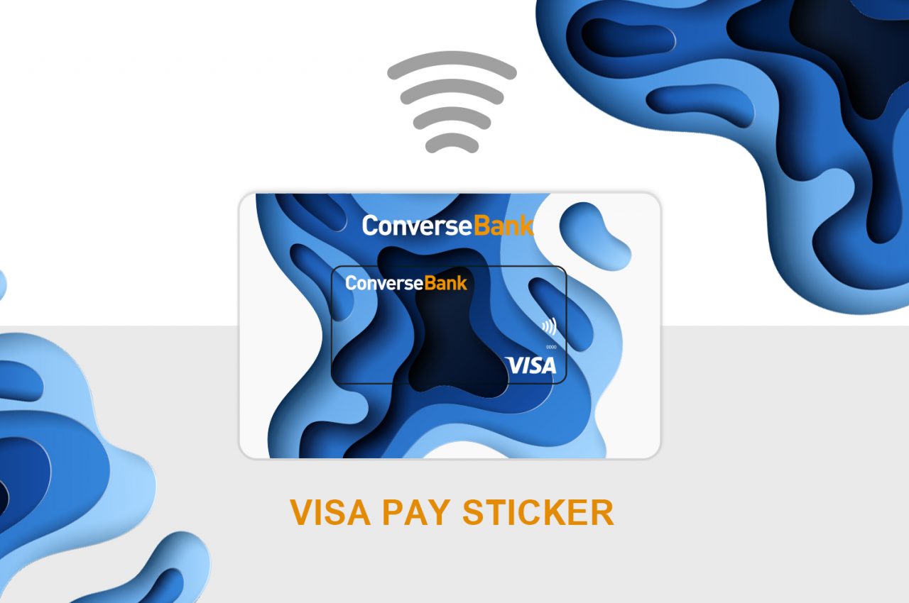New Offers by Converse Bank to its Clients: Now, Visa Pay Stickers, in the  near future