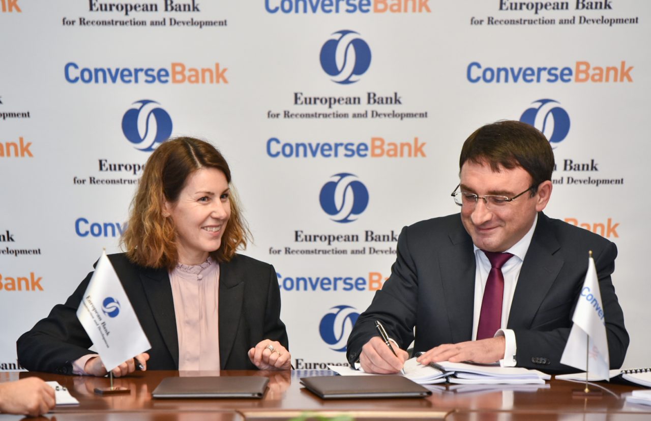 Converse Bank signed 8 million US dollars equivalent local currency two loan facilities with the EBRD