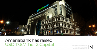 Ameriabank has Raised USD 17.5M Tier 2 Capital