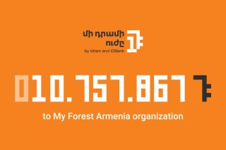 The Power of One Dram: AMD 10.757.867 to “My Forest Armenia” environmental organization