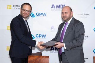The Central Bank of Armenia and the Warsaw Stock Exchange signed the contract of the sale of the Armenia Securities Exchange