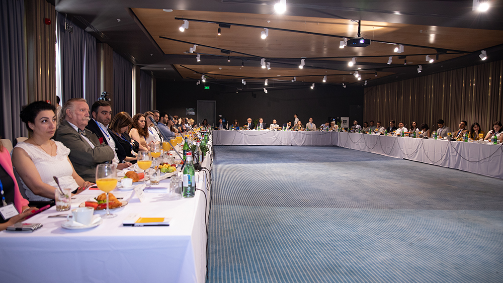 The prospects for the economic stability in Armenia were discussed at the meeting organized by Galaxy Group of Companies and the European Business Association