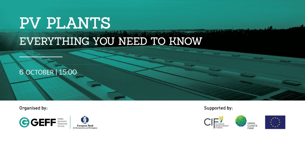 GEFF: Upcoming event: “Small-scale Solar PV Plants – Everything You Need to Know”