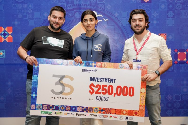 SSSholidays. Triple S Ventures VC announced its first investment deal of 2023 with one of the participant startups called Docus 1