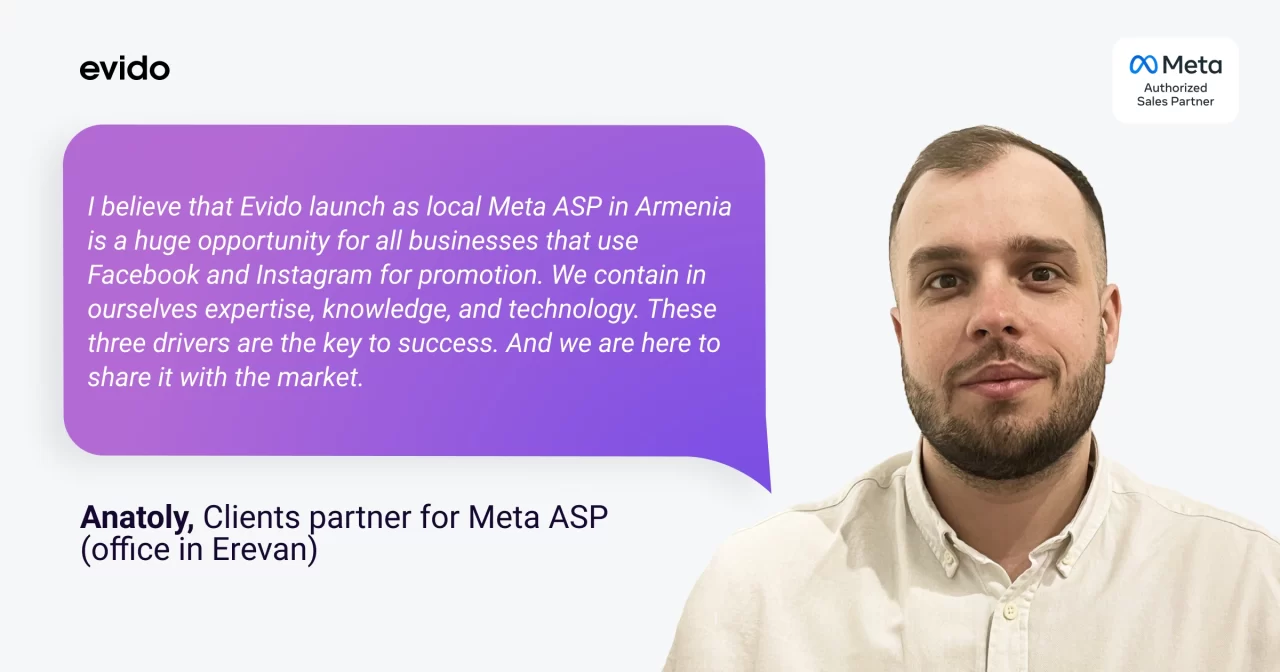 Meet your Local Meta Sales Partner Evido in Armenia 2