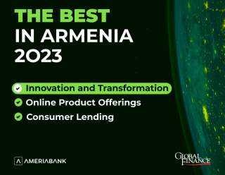 Ameriabank Wins in 3 Nominations of Global Finance World’s Best Digital Bank Awards 2023