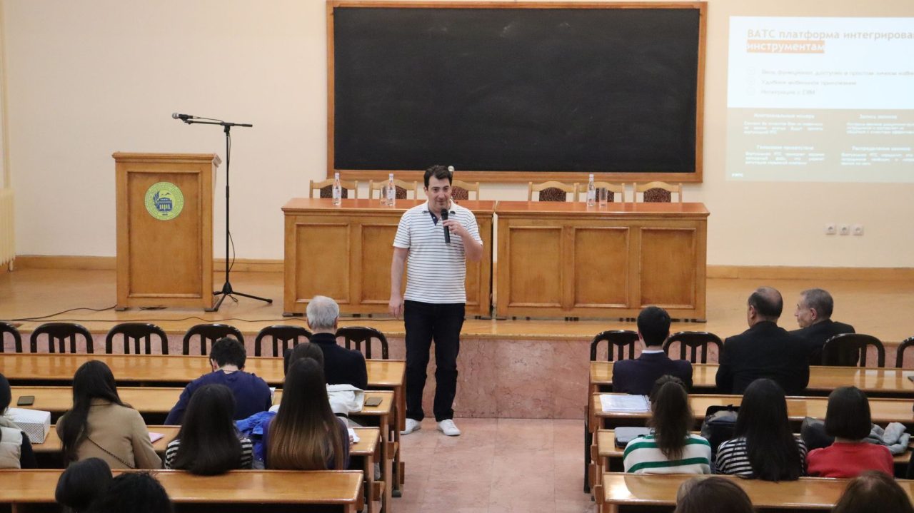 Armen Avetisian, Viva-MTS General Director, had an open-door lecture at YSU