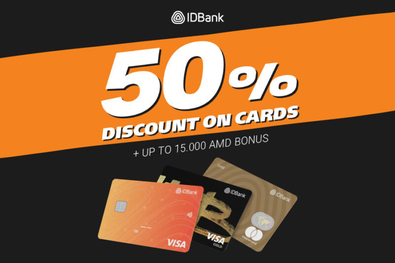 Half Price for Everyone and up to AMD 15.000 Welcome Bonus for New Customers. IDBank