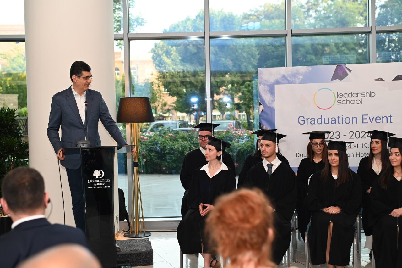 Ucom’s General Director participates in Graduation Ceremony of Leadership School