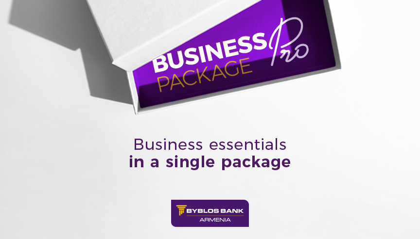 Business Pro Package: The ultimate all-in-one solution from Byblos Bank Armenia