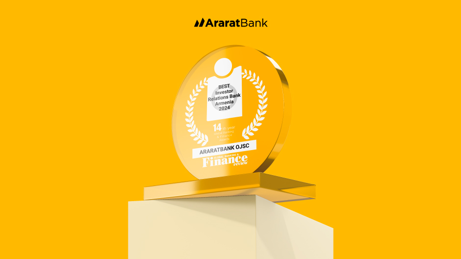 AraratBank Named Best Investor Relations Bank Armenia 2024