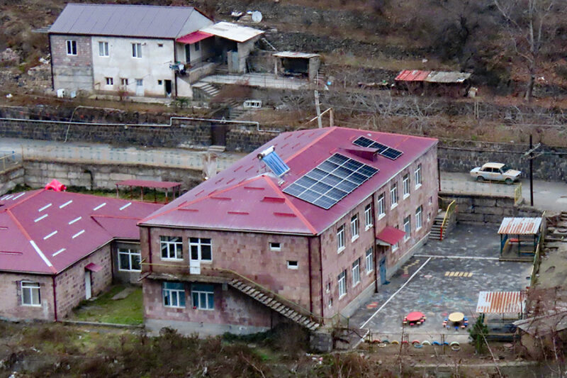 Ucom and SunChild NGO Install a Solar Plant in Alaverdi Kindergarten