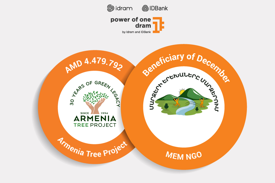 4,479,792 AMD to Armenia Tree Project. the next beneficiary is Children of the regions NGO