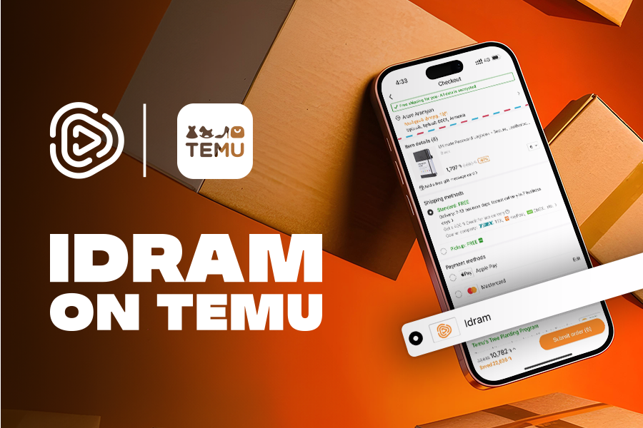 Idram is now available on Temu