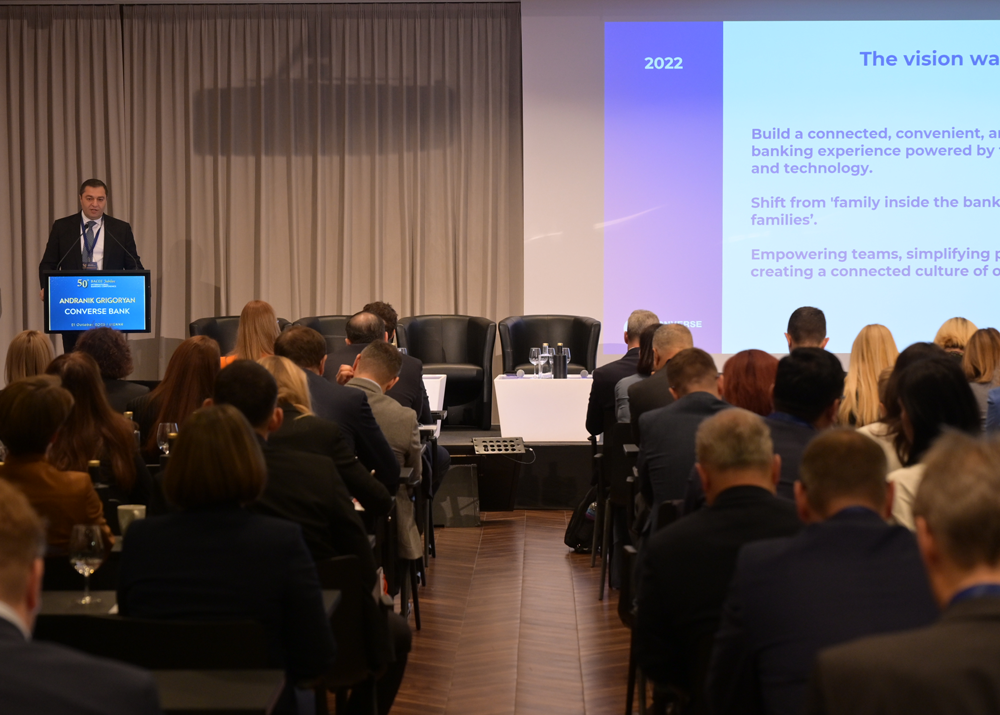 Connected, Convenient, Converse: Andranik Grigoryan Presents Converse Bank’s Digital Transformation Journey at the BACEE Conference