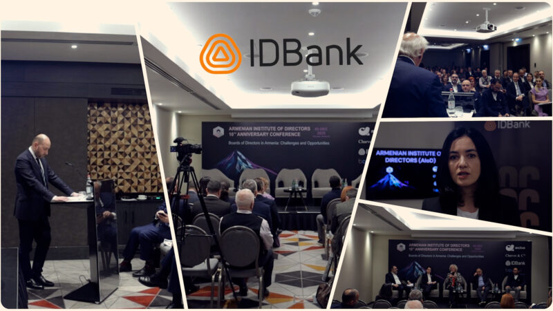 IDBank participated in the conference dedicated to the 10th anniversary of the Armenian Institute of Directors