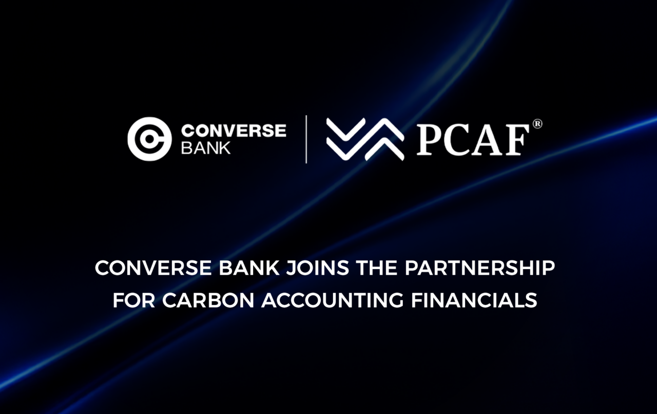 Converse Bank joins the Partnership for Carbon Accounting Financials 