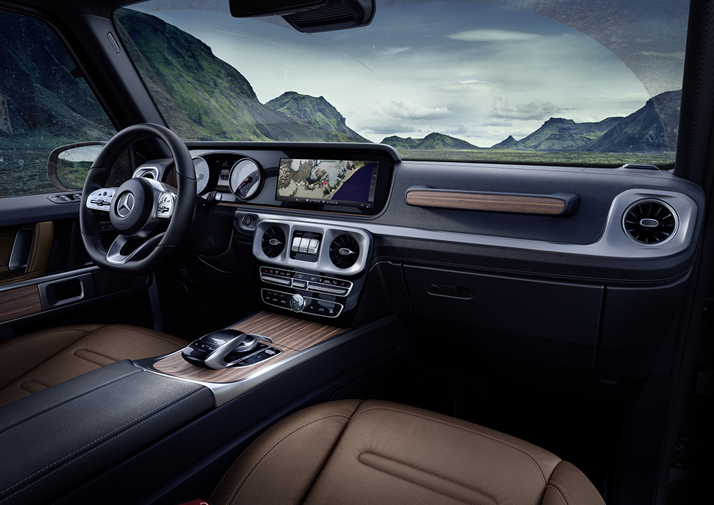 Mercedes-Benz-ը ցուցադրել է նոր G-դասի ներքին դիզայնը