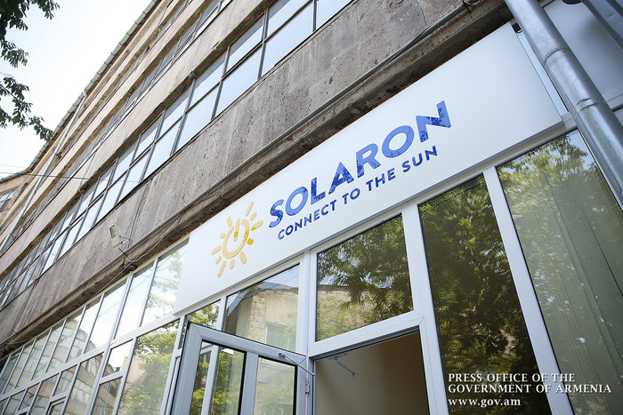 Վարչապետի մասնակցությամբ բացվել է SolarOn արևային վահանակներ արտադրող գործարանը