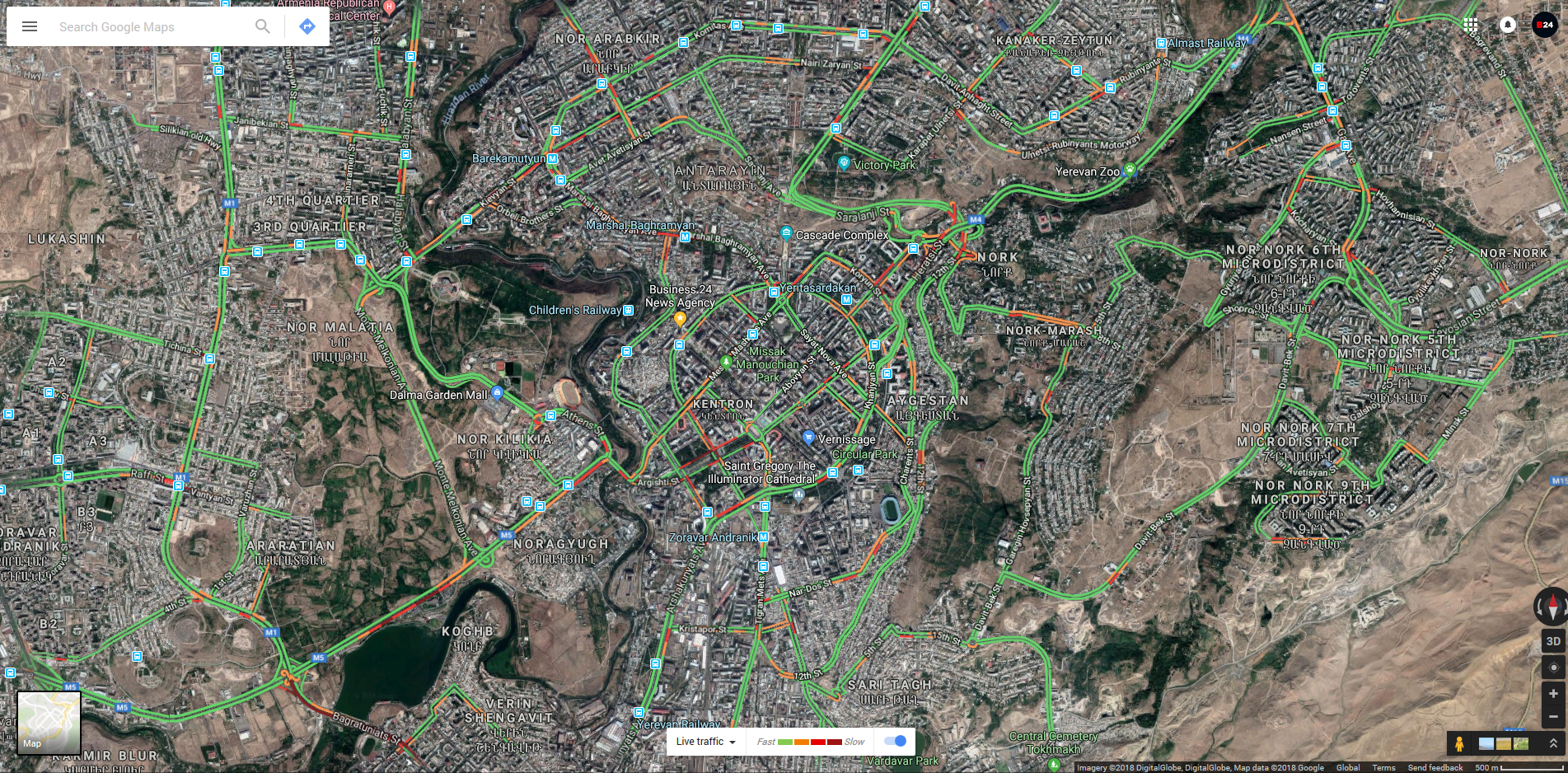 Google maps-ը հայ վարորդների համար ուրախալի նորություն ունի