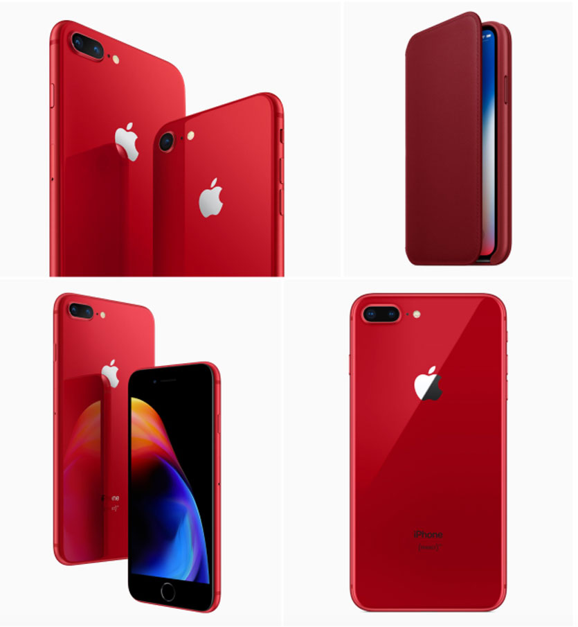 Apple-ը թողարկել է կարմիր գույնի iPhone 8 և iPhone 8 Plus սմարթֆոններ