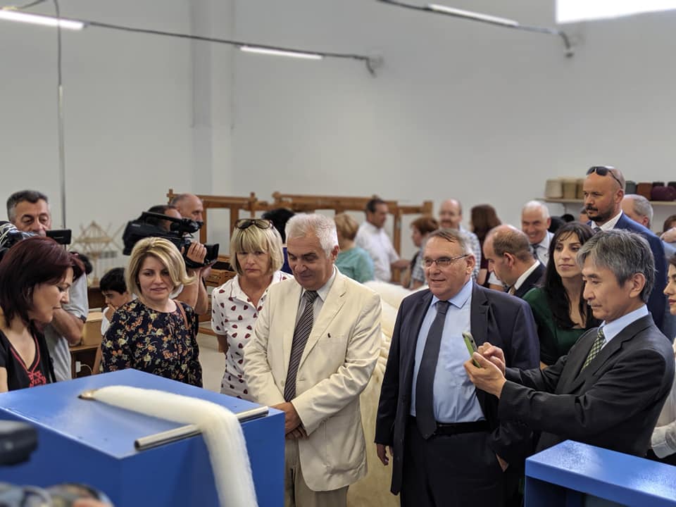 Ամասիայի նորաստեղծ բրդի գործարանն այսօր շահագործման է հանձնվել