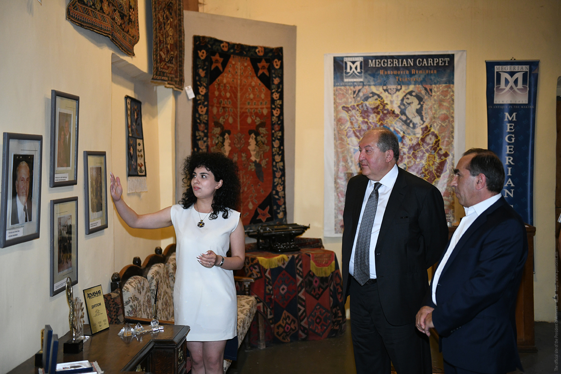 Նախագահ Արմեն Սարգսյանն այցելել է «Մեգերյան կարպետ» ընկերություն