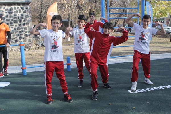 Կոնվերս Բանկն ավարտել է առողջ ապրելակերպի խրախուսման մասշտաբային ծրագիրը. Նոր Հաճնում բացվել է պրոֆեսիոնալ մարզահրապարակ