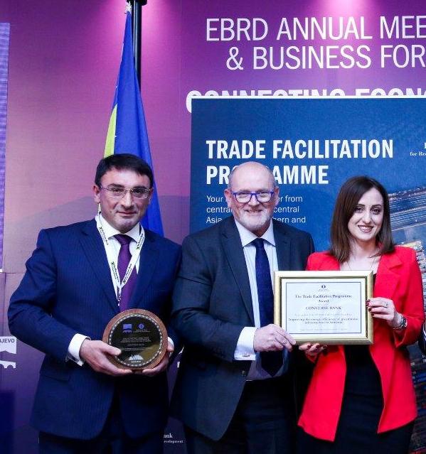 Կոնվերս Բանկ. «Տարվա գործարք - Կանաչ առևտուր» մրցանակ՝ ՎԶԵԲ-ի կողմից