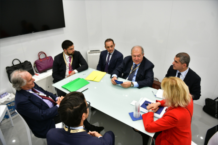 Հայաստանի և Իտալիայի միջև բարեկամությունը շատ ամուր է և ցանկանում ենք այն էլ ավելի ամրապնդել. Հայաստանի նախագահը հանդիպել է «Elettronica Group»-ի տնօրենի հետ