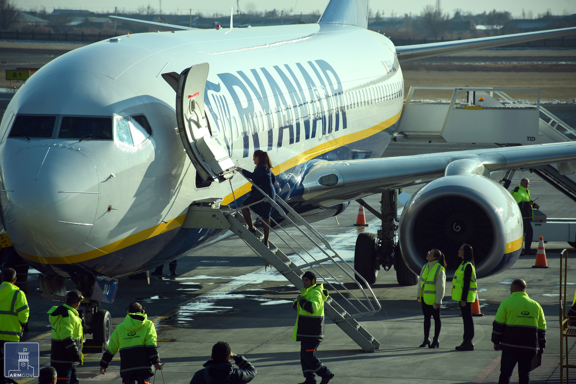 Ryanair-ի Միլան-Երևան չվերթի ինքնաթիռը վայրէջք է կատարել Զվարթնոց օդանավակայանում