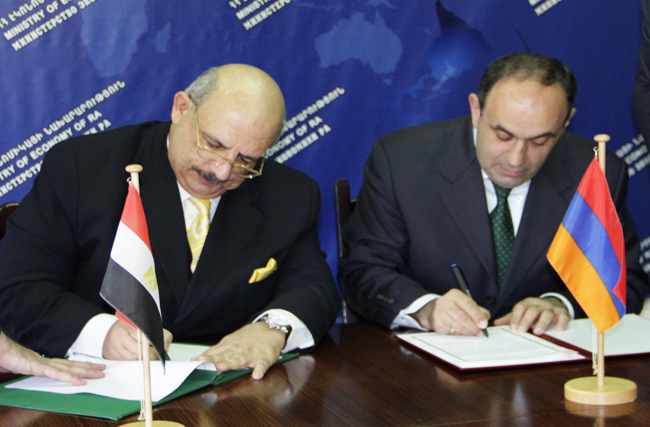 Հայաստանը և Եգիպտոսը ստորագրել են զբոսաշրջության ոլորտում համագործակցության մասին հուշագիր
