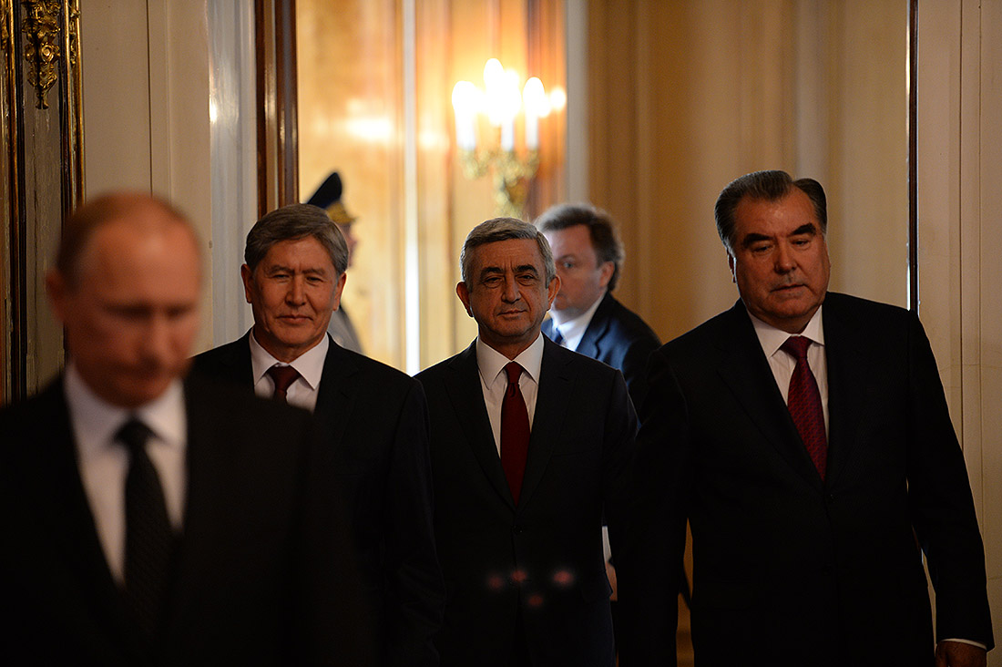 Մոսկվայում հանդիպել են Ռուսաստանի, Բելառուսի, Ղրղզստանի և Տաջիկստանի նախագահները