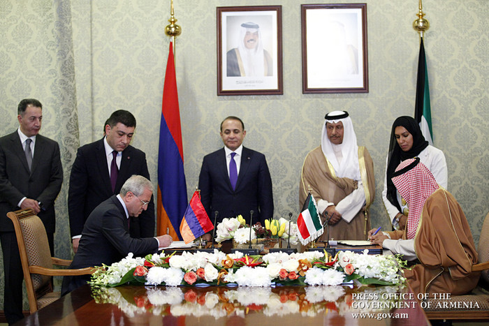 Հայաստանի և Քուվեյթի վարչապետները քննարկել են երկու երկրների տնտեսական համագործակցության զարգացմանն ուղղված մի շարք հարցեր