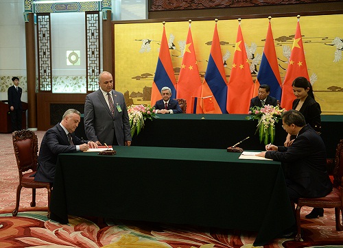 Սվոփ գործարքի պայմանագիր՝ Հայաստանի կենտրոնական բանկի ու Չինաստանի ազգային բանկի միջև