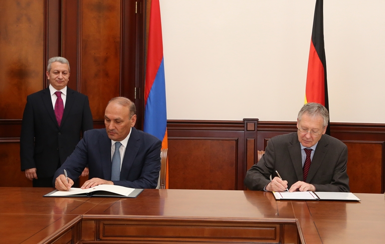 Հայաստանի և Գերմանիայի միջև ֆինանսկական համագործակցության համաձայնագիր է ստորագրվել