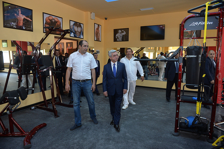 Սերժ Սարգսյանն այցելել է մայրաքաղաքում կառուցվող օլիմպիական ավան