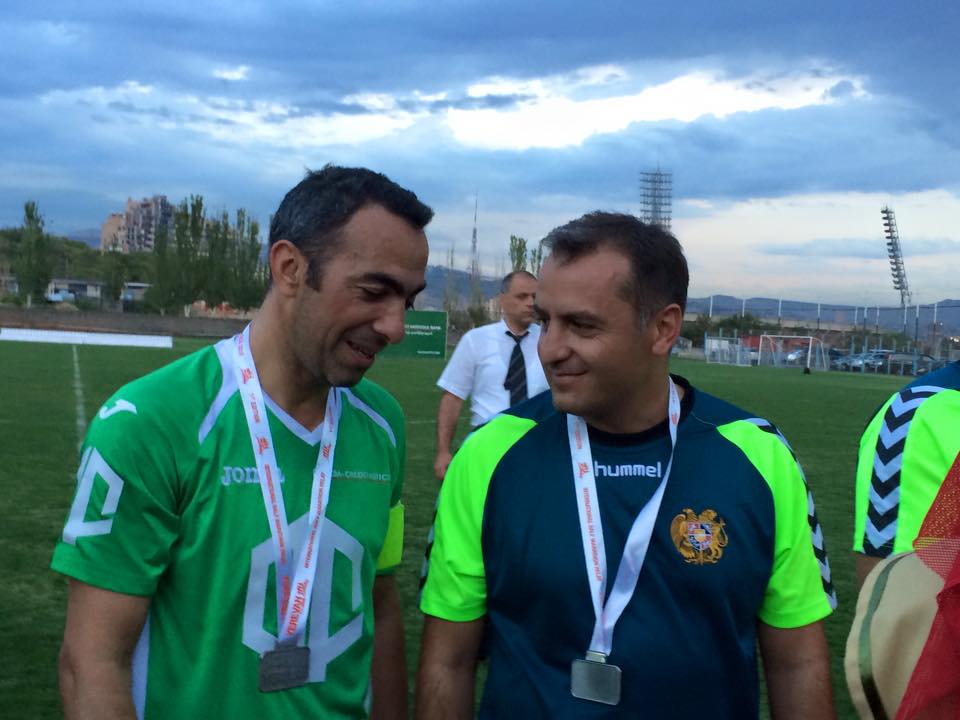 ԱԿԲԱ-ԿՐԵԴԻՏ ԱԳՐԻԿՈԼ ԲԱՆԿ. Յուրի Ջորկաեֆն այսօր Երևանում ֆուտբոլ է խաղացել