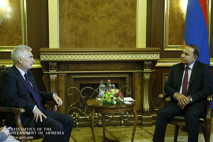 Վարչապետն ընդունել է Հայաստանում Եվրոպական միության պատվիրակության նորանշանակ ղեկավարին