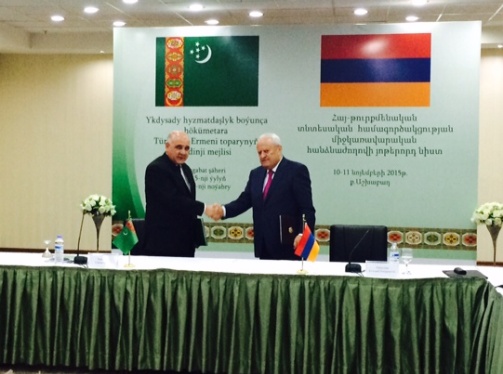 Կայացել է հայ-թուրքմենական տնտեսական համագործակցության միջկառավարական հանձնաժողովի 7-րդ նիստը