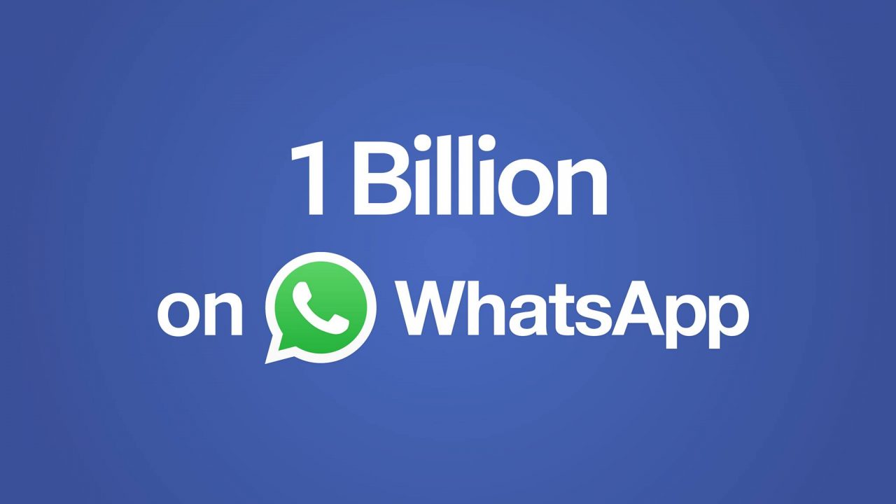 WhatsApp-ի օգտատերերի քանակն անցել է մեկ միլիարդից