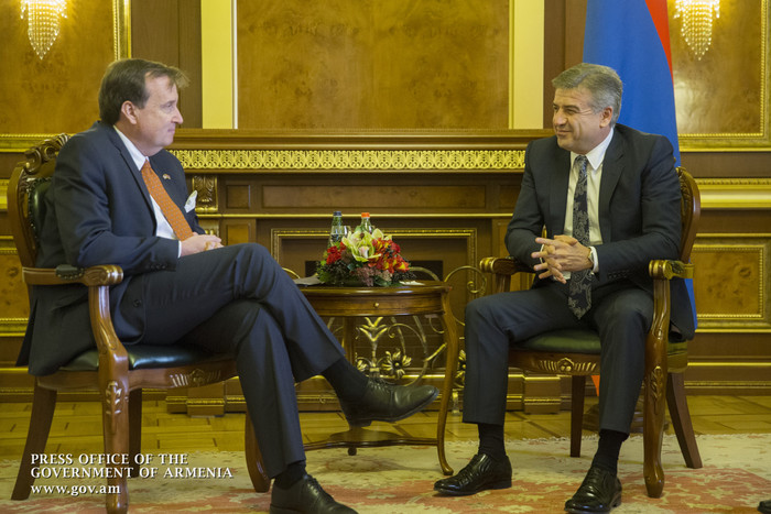 Կարեն Կարապետյանը և Ռիչարդ Միլսը քննարկել են հայ-ամերիկյան համագործակցությանը վերաբերող հարցեր